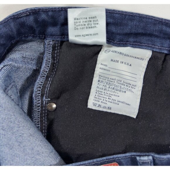 AG Adriano Goldschmied The Angel Bootcut Jeans 29R Dark Wash Made in USA - Picture 7 of 12